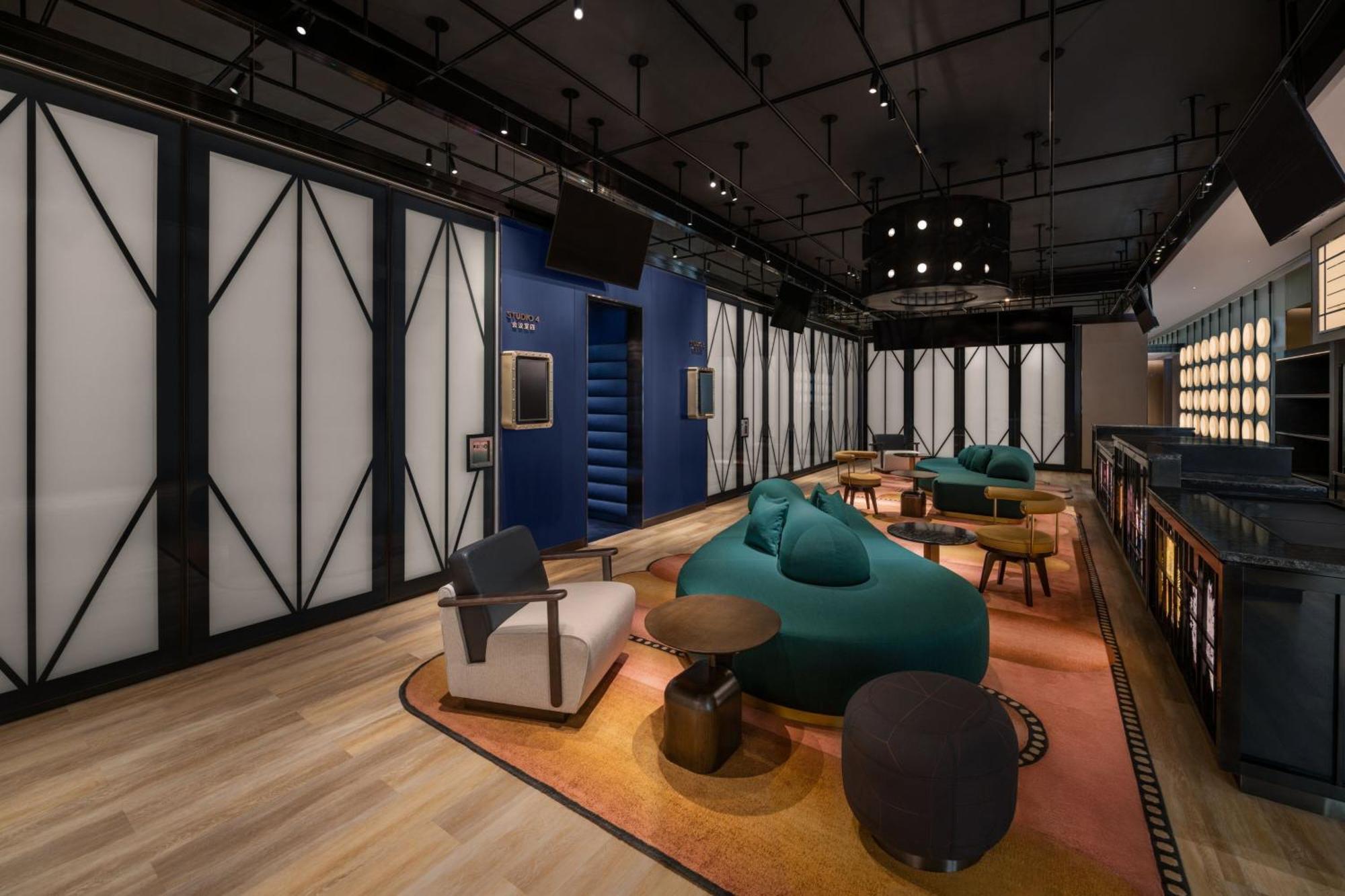 W Macau - Studio City Extérieur photo The interior of the lounge