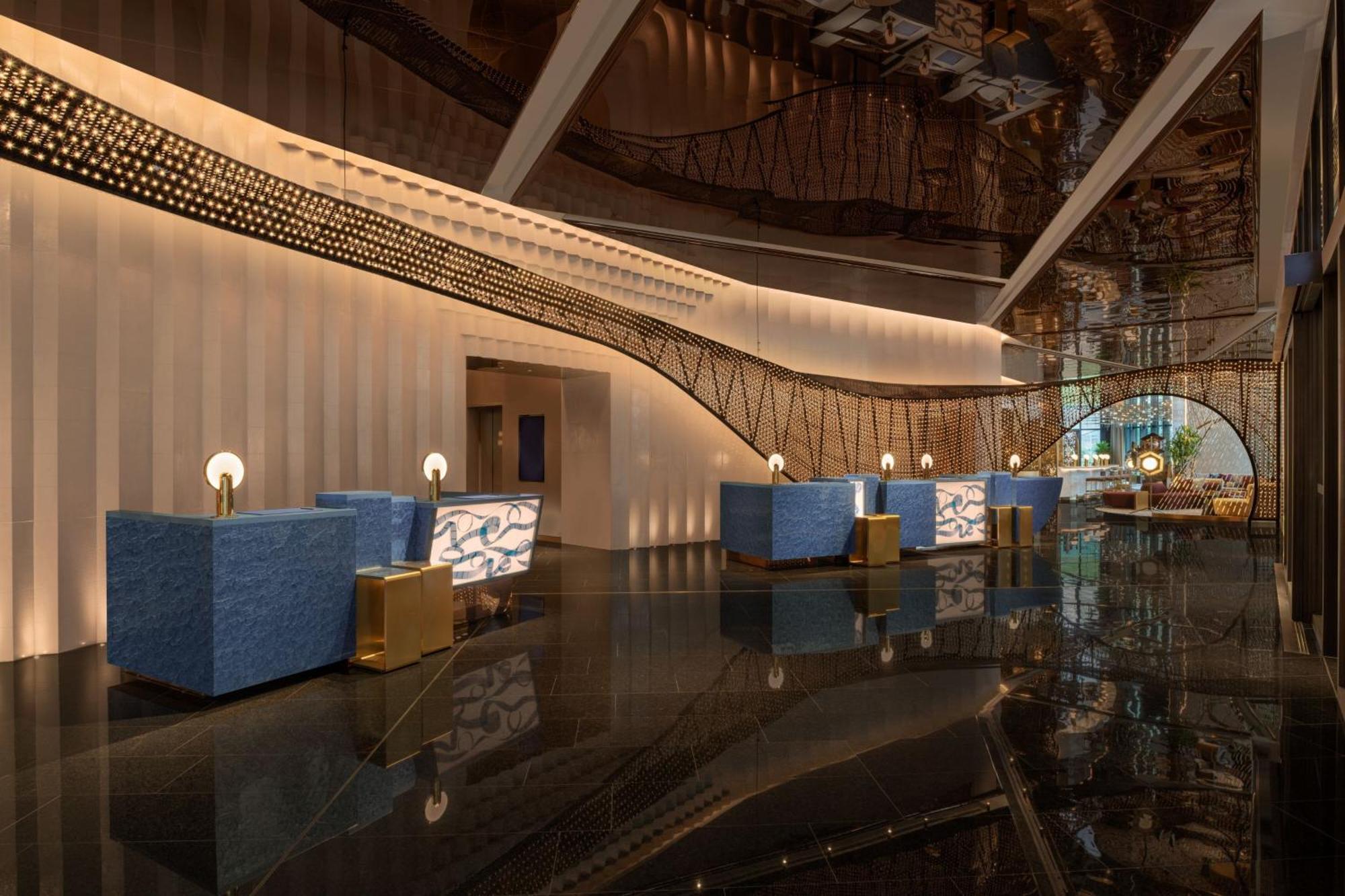 W Macau - Studio City Extérieur photo The lobby of the hotel