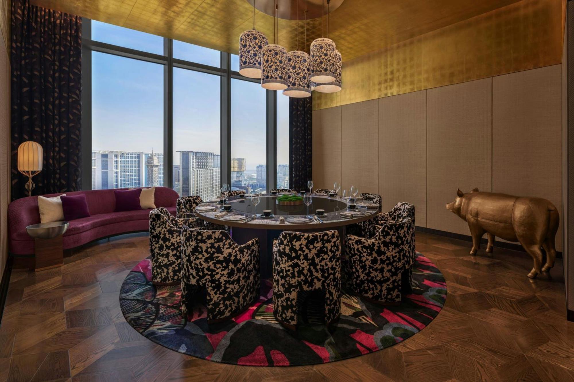W Macau - Studio City Extérieur photo The private dining room at the restaurant